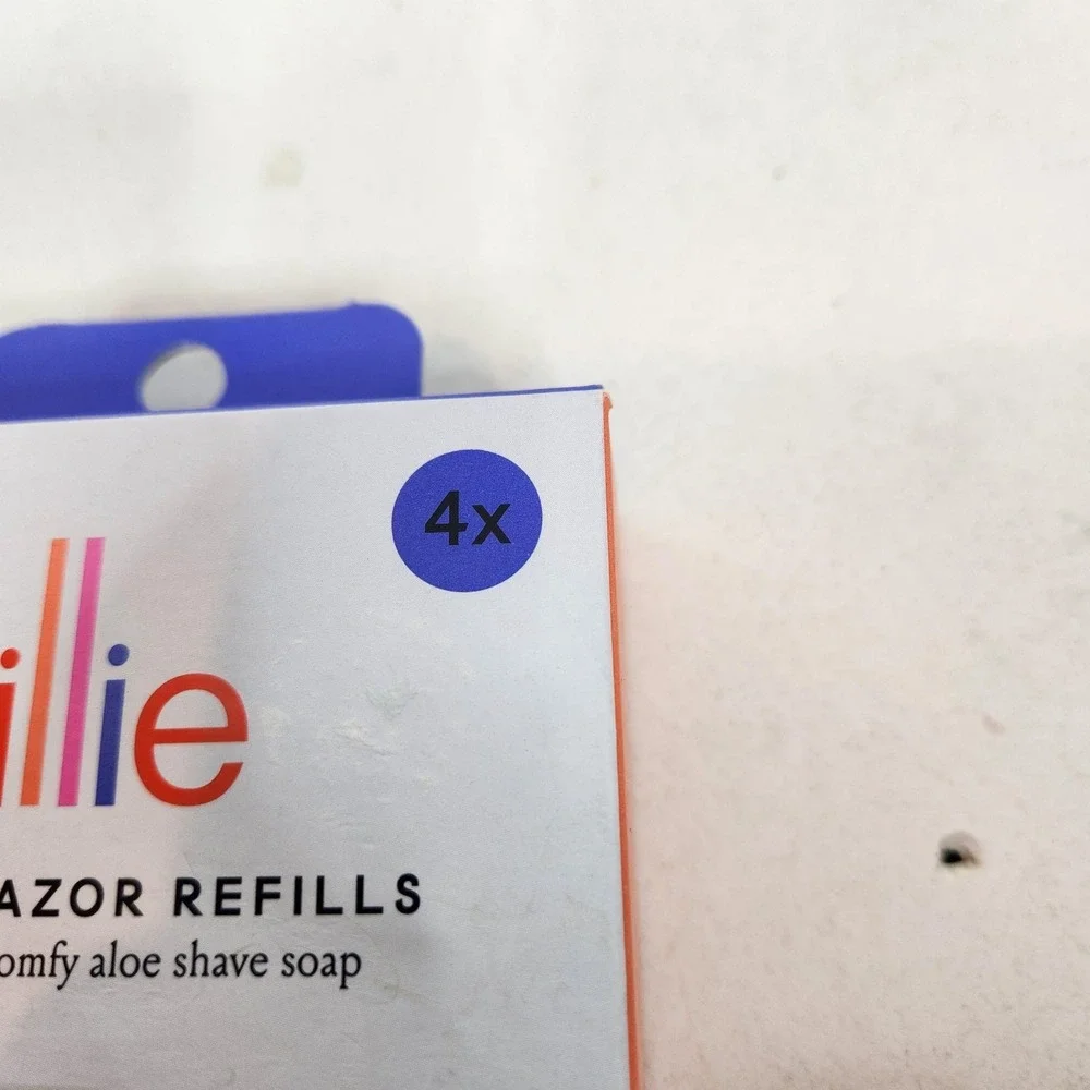 Billie 5-Blade Razor Refills 4x Cartridges White Aloe Shave Soap Women